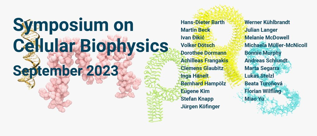 Symposium on Cellular Biophysics September 2023